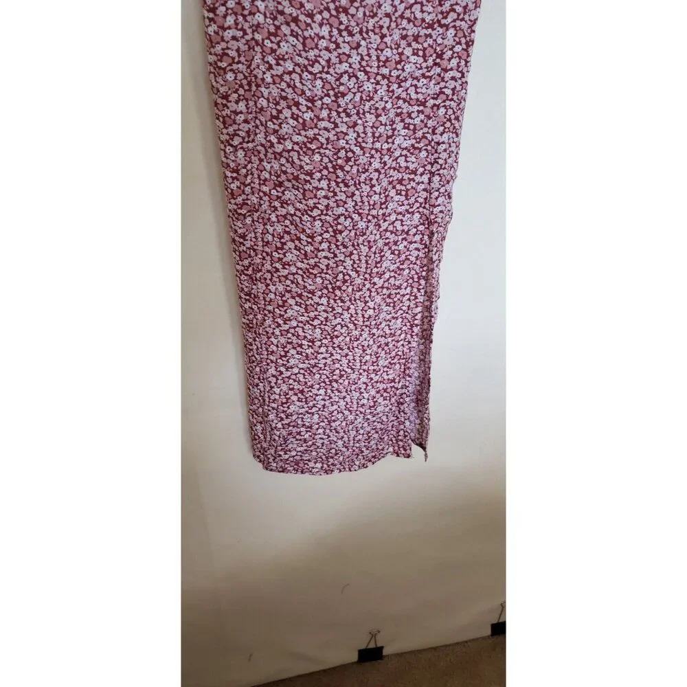 Aeropostale Floral Dress Spaghetti Straps Criss Cross Back Feminine Cottage Core